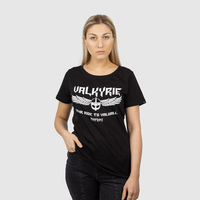 Premium T-shirt, Valkyrie, Svart