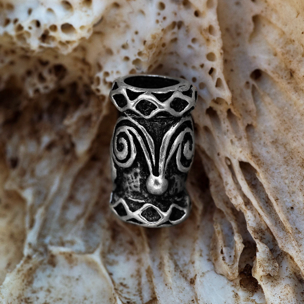 Beard Rings - Beard Bead, Silver - Grimfrost.com