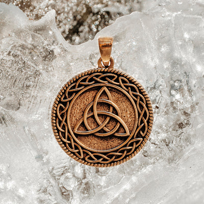 Pendants - Triquetra Pendant, Bronze - Grimfrost.com