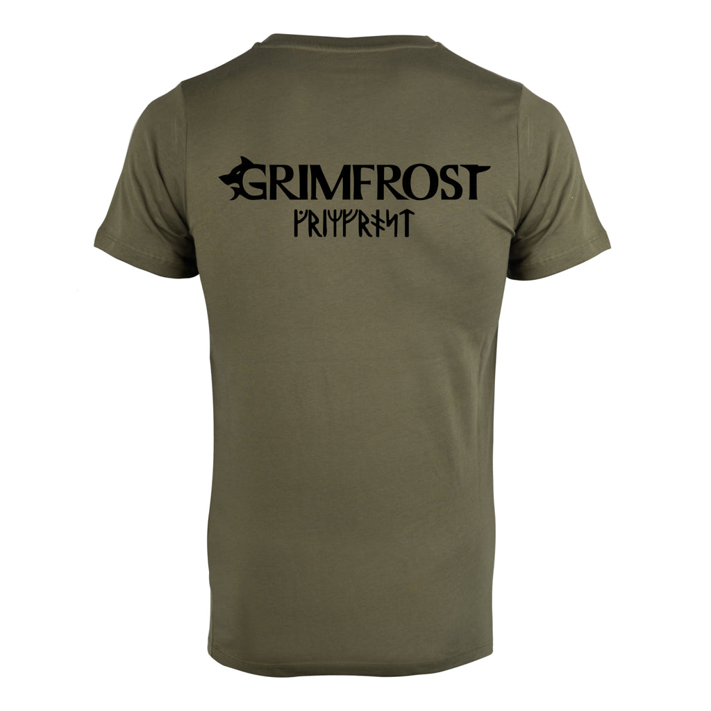 Premium Tee, Grimfrost Logo, Grön