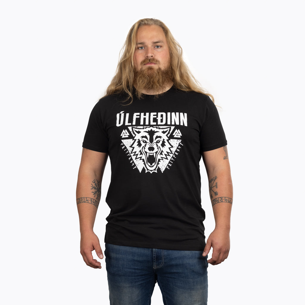 Premium Tee, Ulfhedinn, Svart