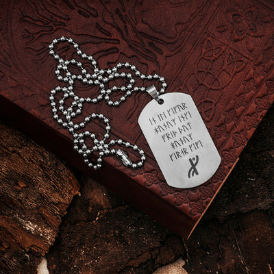 Dog Tags - Havamal Dog Tag, Stanza 16 - Grimfrost.com