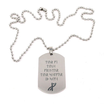 Dog Tags - Havamal Dog Tag, Stanza 76 - Grimfrost.com