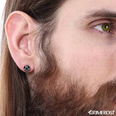 Earrings - Stud Earring, Mjolnir - Grimfrost.com