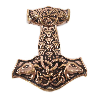 Thor's Hammers - Goat Hammer, Bronze - Grimfrost.com