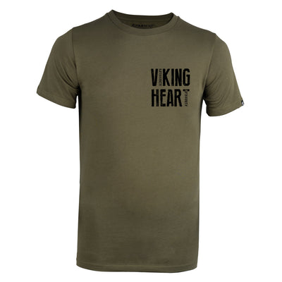 Premium Tee, Viking Heart, Grön