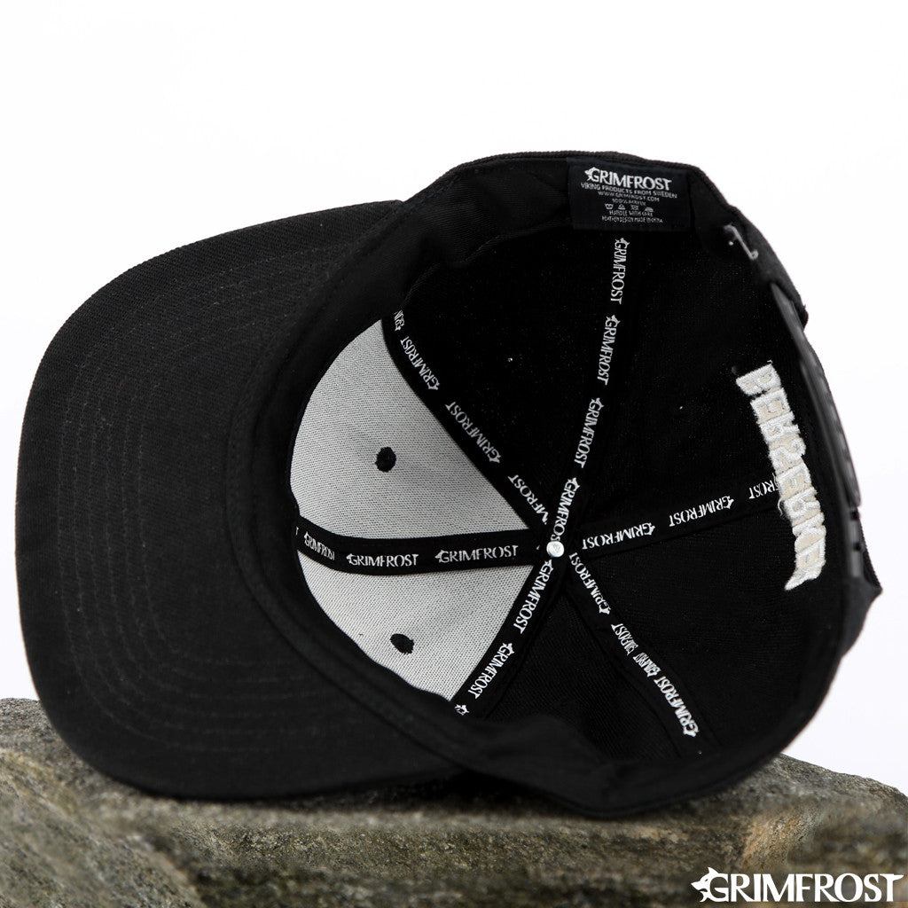 Caps - Berserker Snapback Cap, Black - Grimfrost.com