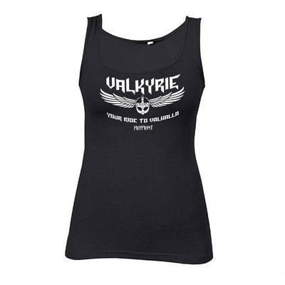 Tank Tops - Women's Tank Top, Valkyrie, Black - Grimfrost.com