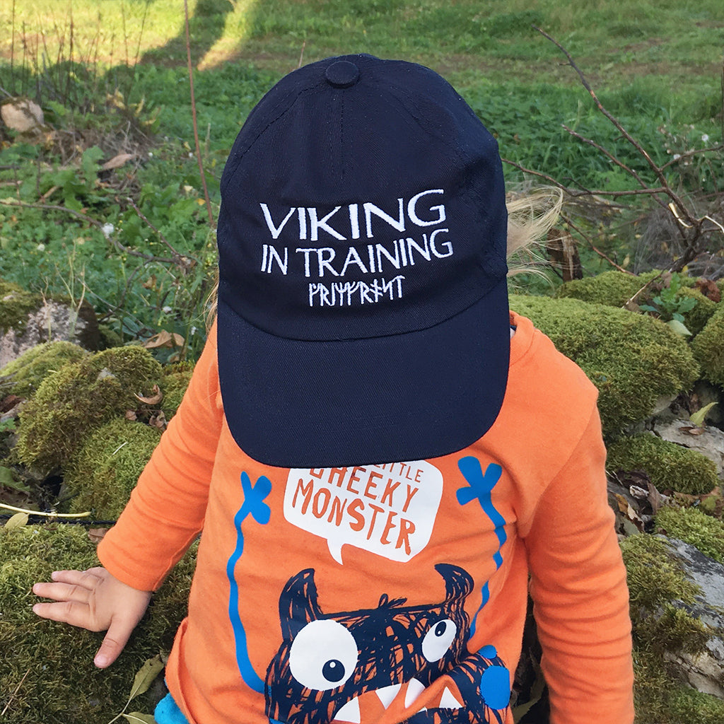 Caps - Kid's Cap, Viking, Navy Blue - Grimfrost.com