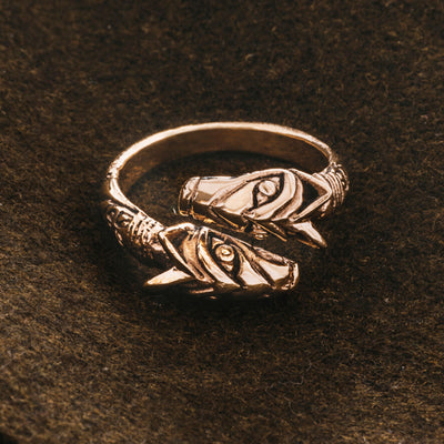 Freki & Geri Ring, Bronze