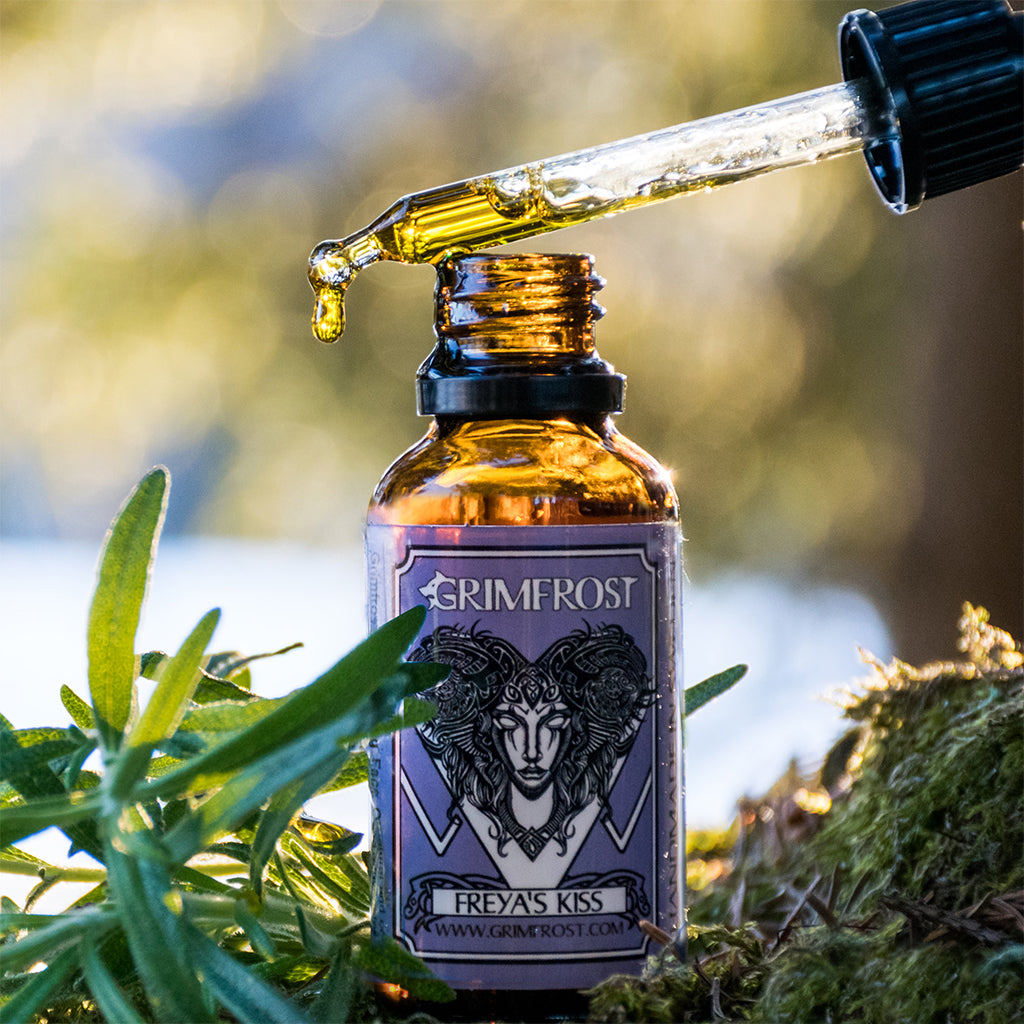 Skin Care - Grimfrost Face Oil, Freya's Kiss - Grimfrost.com