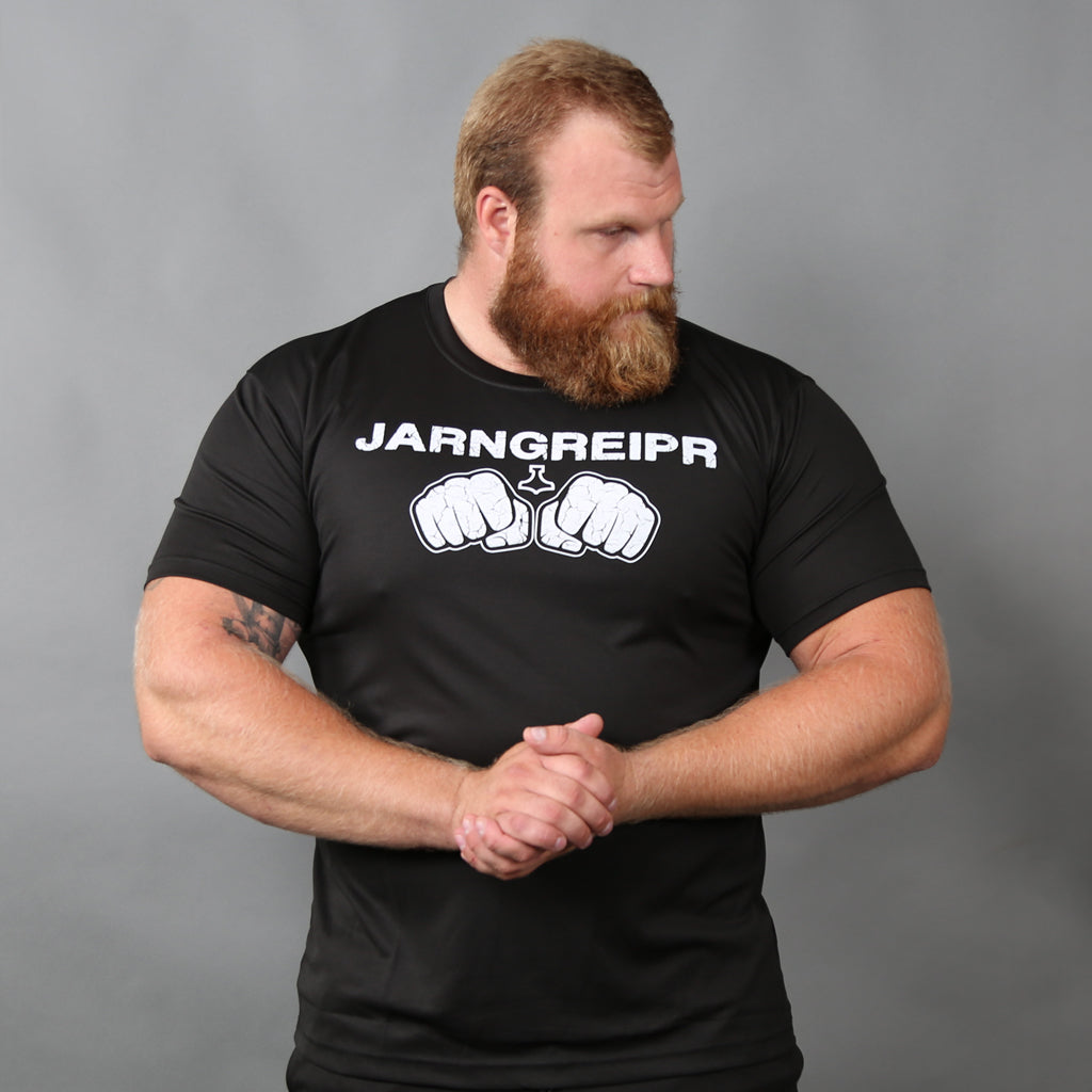 Shortsleeves - Short-sleeve, Jarngreipr, Black - Grimfrost.com