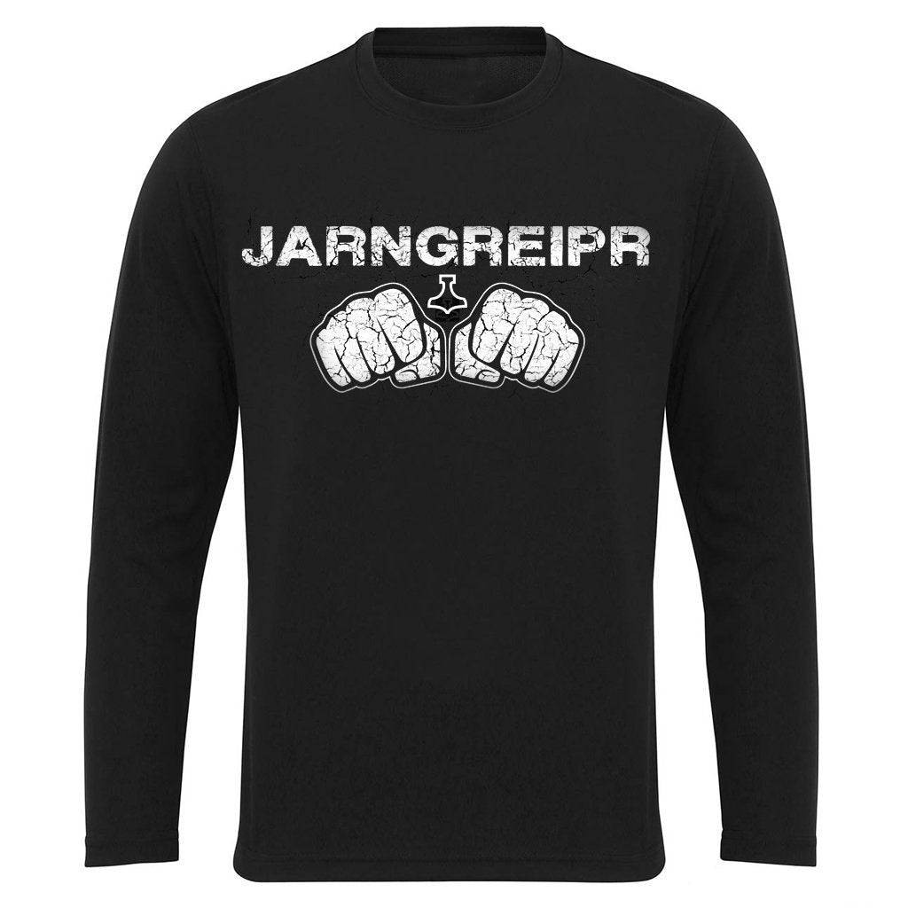 Långärmad träningströja, Jarngreipr, Svart