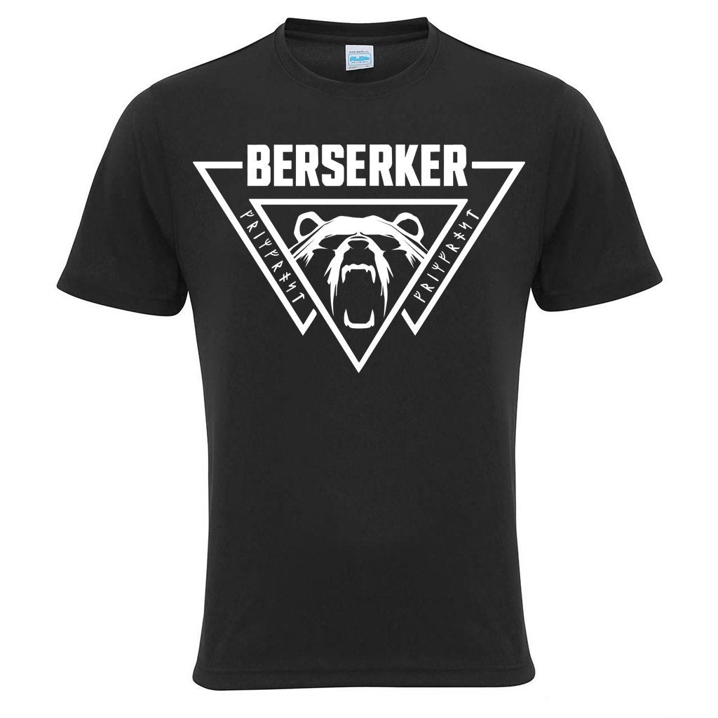 Shortsleeves - Short-sleeve, Berserker, Black - Grimfrost.com