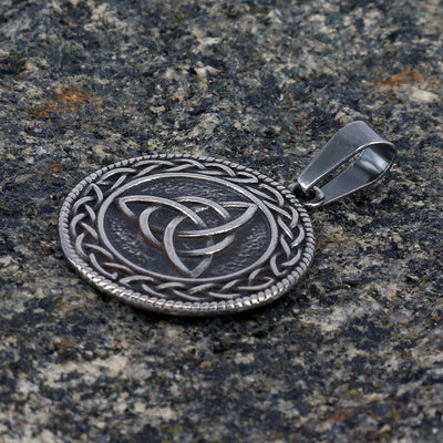 Pendants - Triquetra Pendant, Stainless Steel - Grimfrost.com