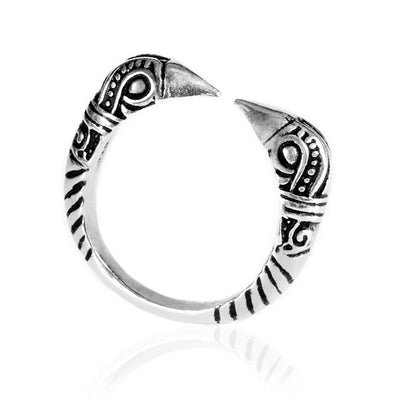 Rings - Huginn & Muninn Ring, Silver - Grimfrost.com