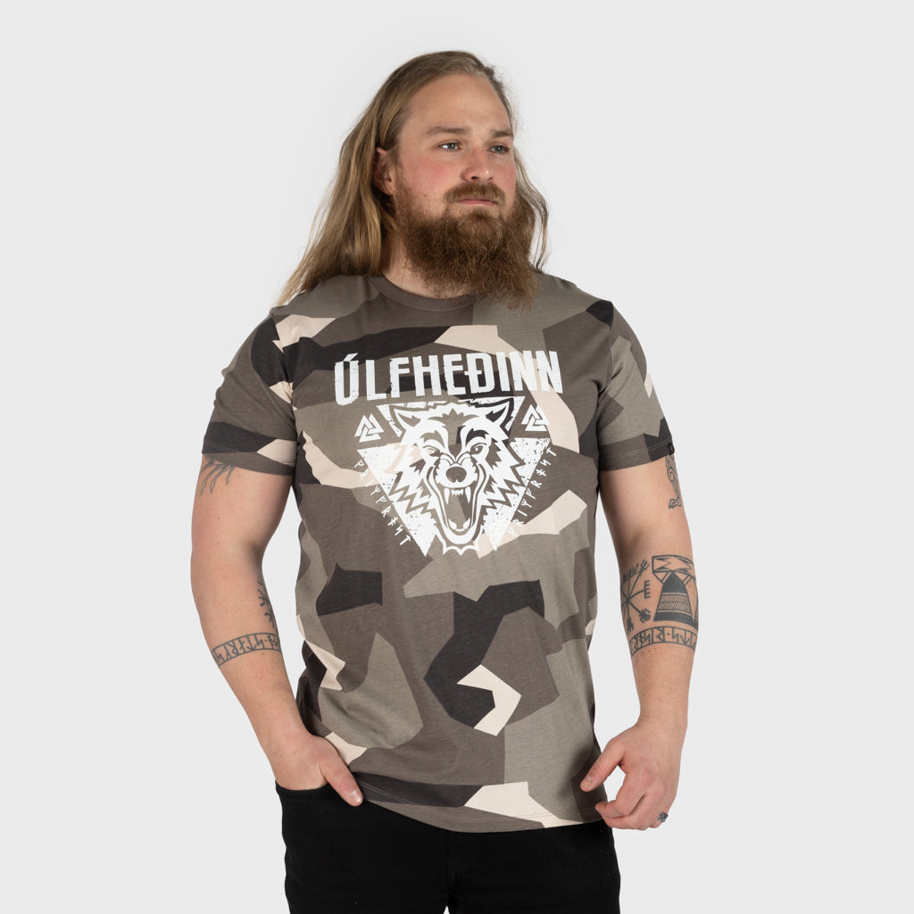 Premium t-shirt, Ulfhedinn, M90 Brun Camo