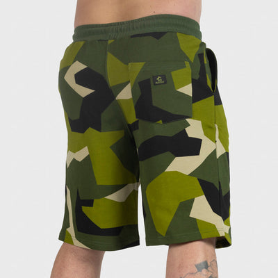 Premium Sweatshorts, Ulfhedinn, M90 Grön Camo