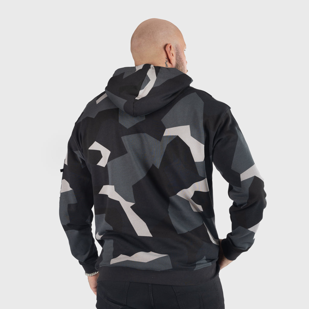 Premium Hoodie, Grimfrost, M90 Grå Camo