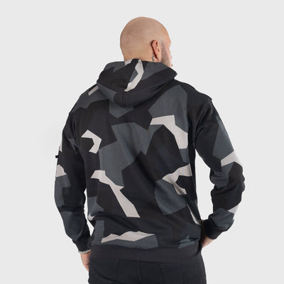 Premium Hoodie, Grimfrost, M90 Grå Camo