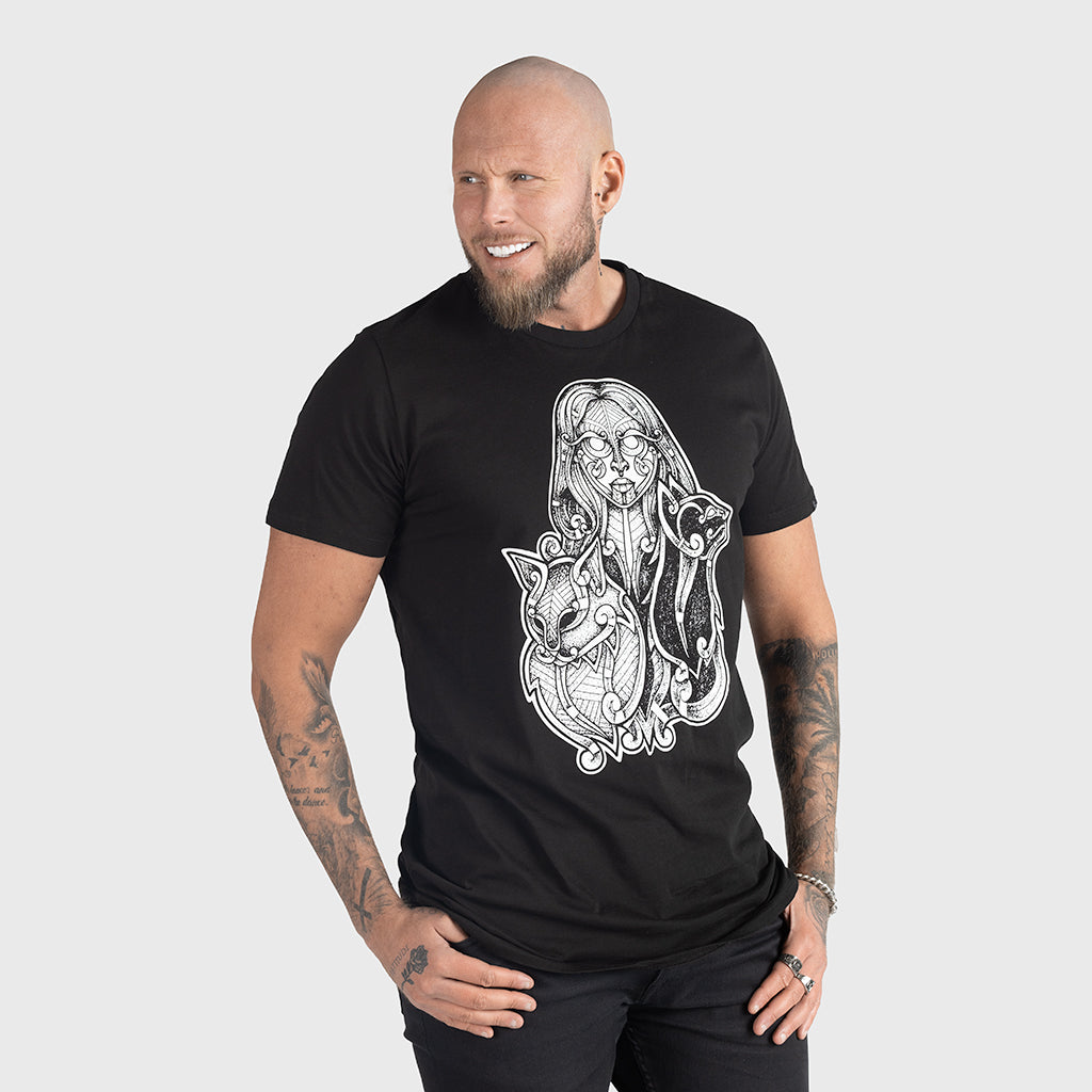 Premium Tee, Freyja, Svart