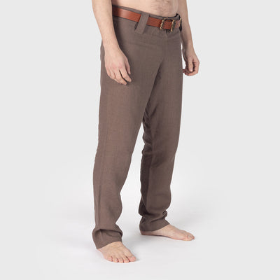 Viking Linen Trousers, Brown