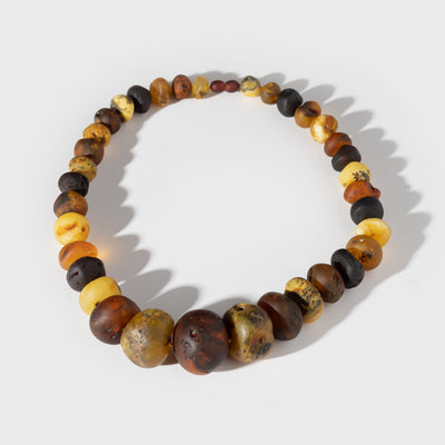 Amber Necklace, Round Beads