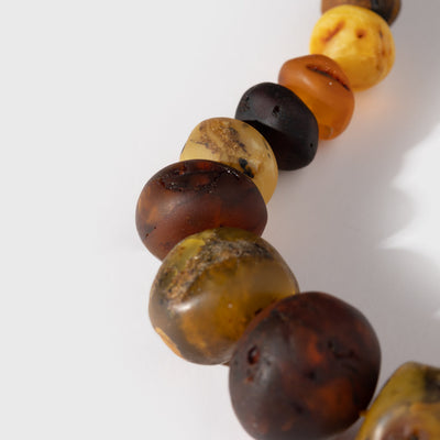 Amber Necklace, Round Beads