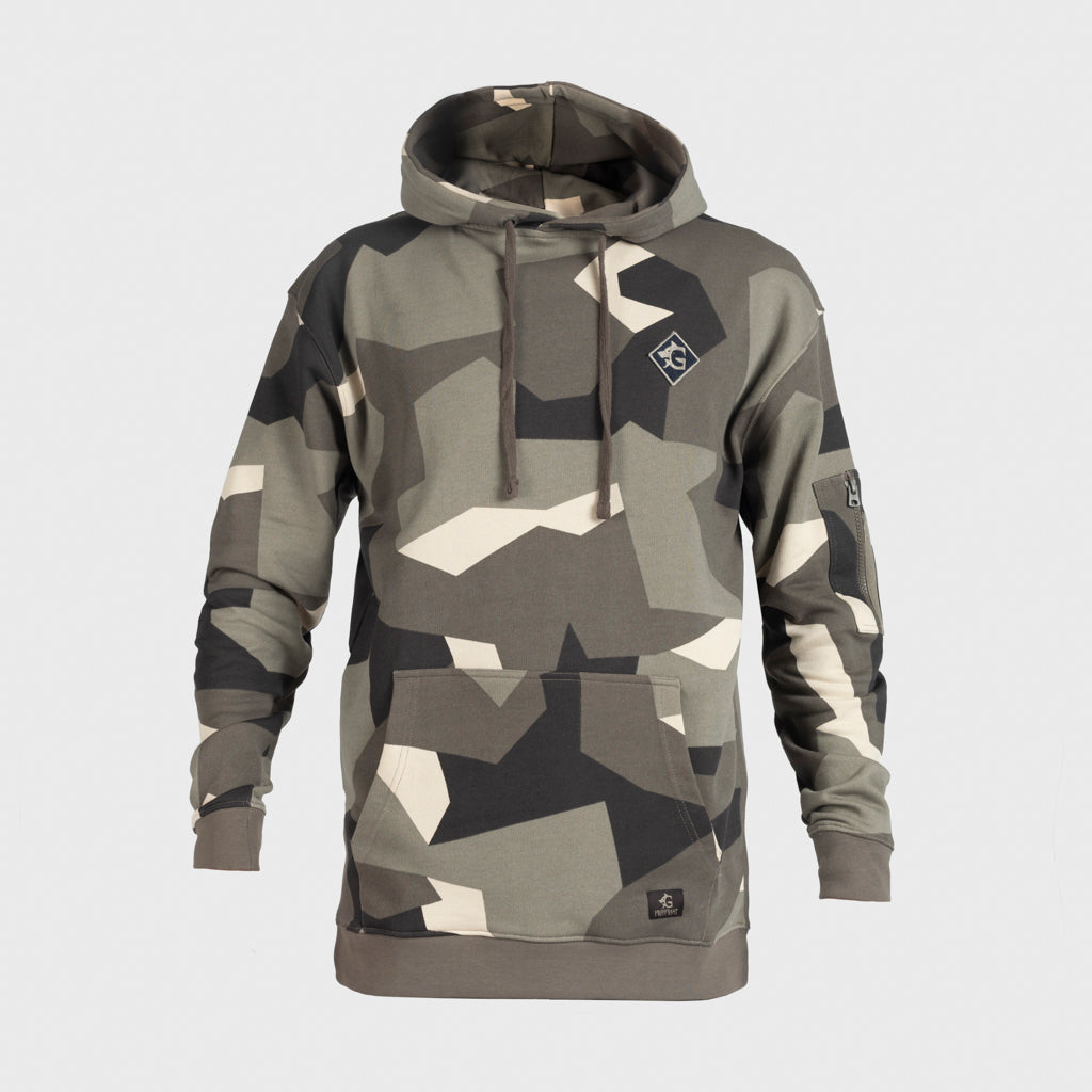 Premium Hoodie, Grimfrost, M90 Brown Camo