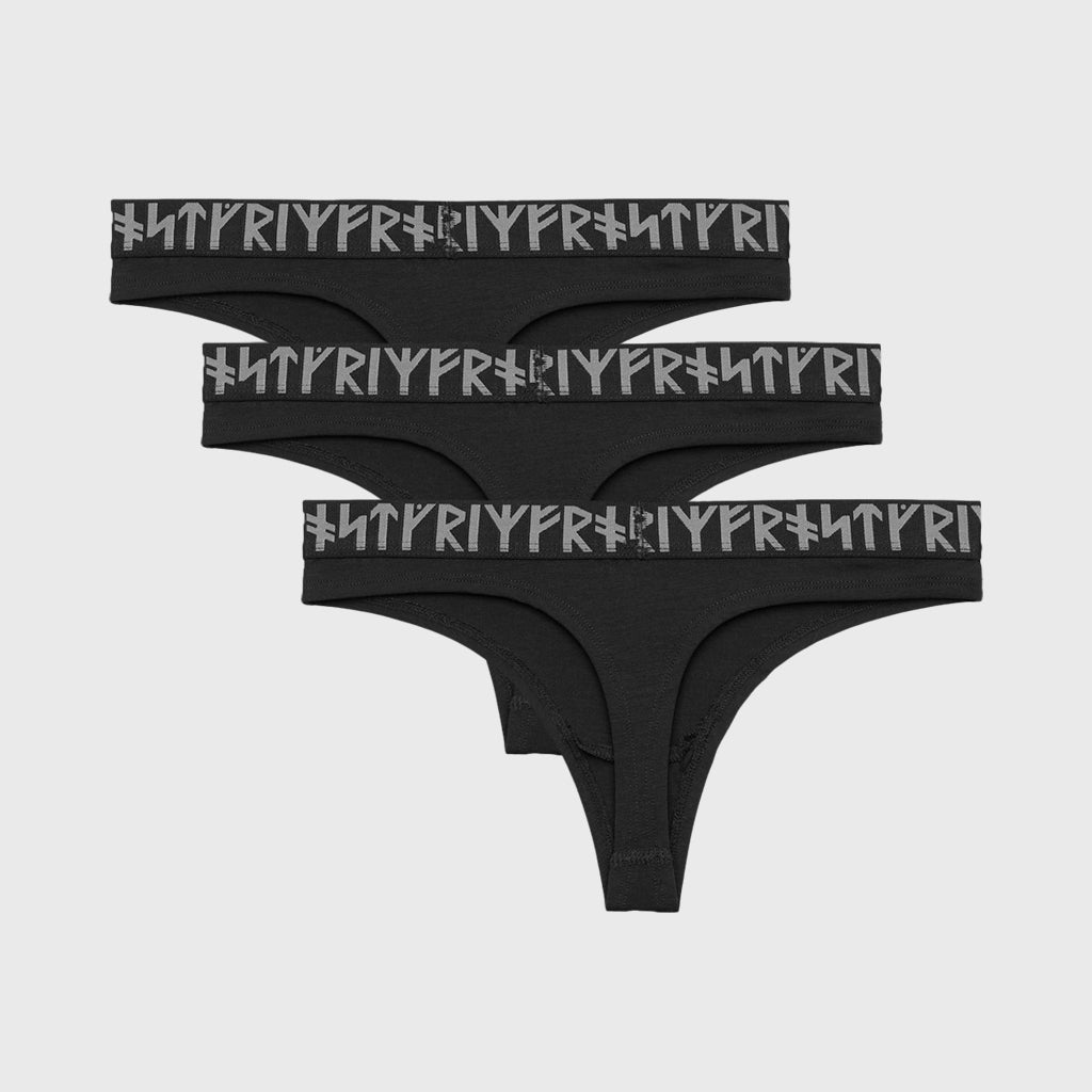 Grimfrost Thongs, 3-pack, Cotton