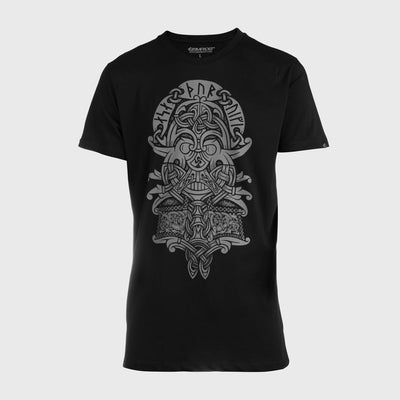 Premium T-shirt, Thor-mask, svart