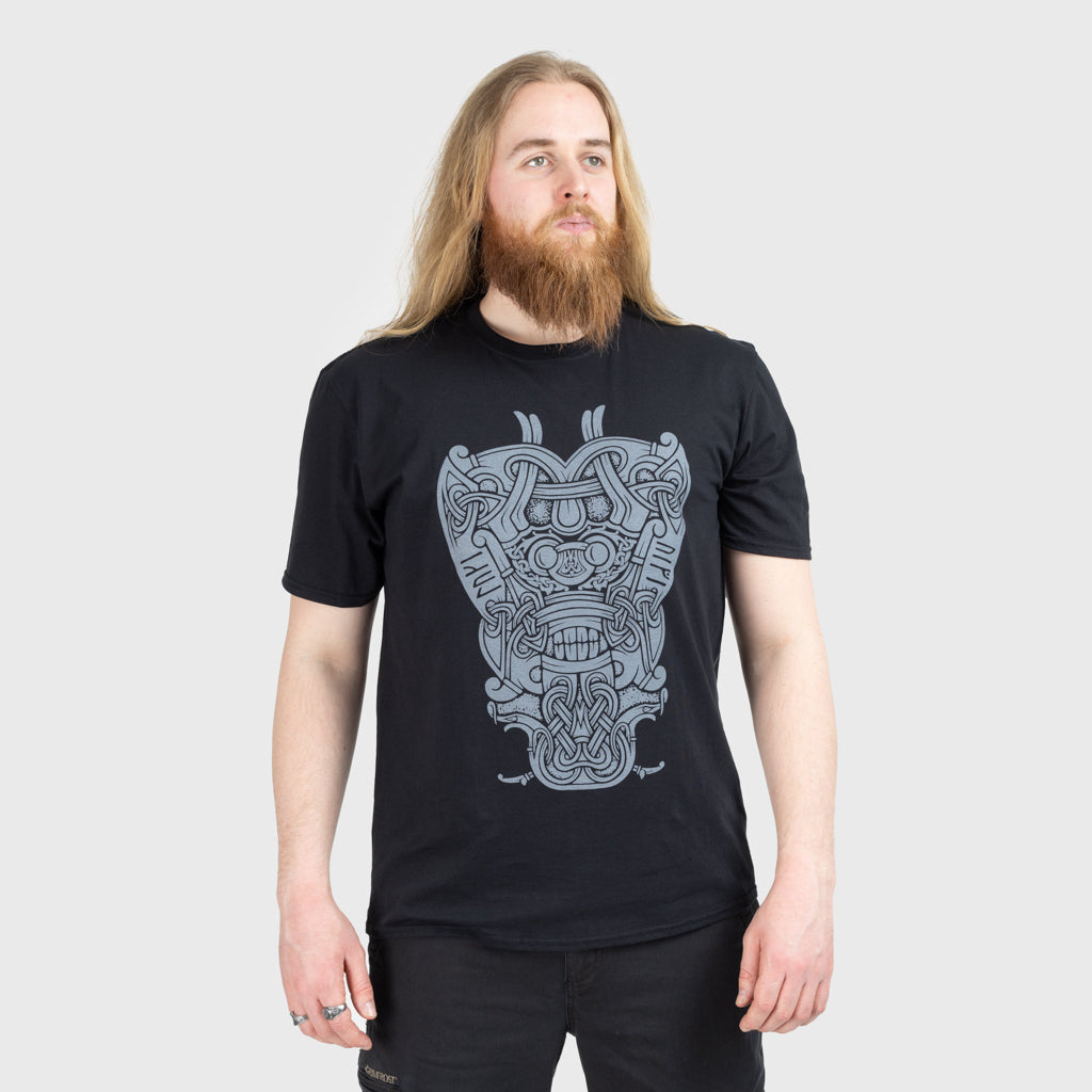 Premium Tee, Loki Mask, Svart