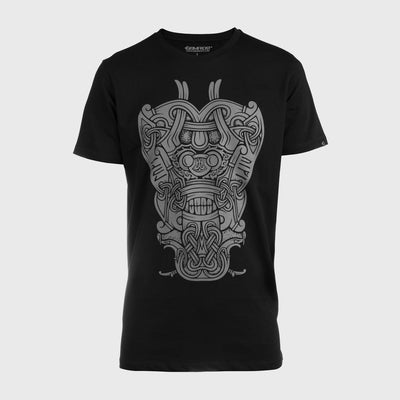 Premium Tee, Loki Mask, Svart