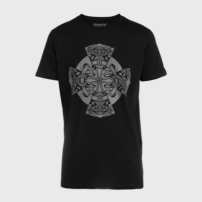 Premium Tee, Mjolnir Wheel, Svart