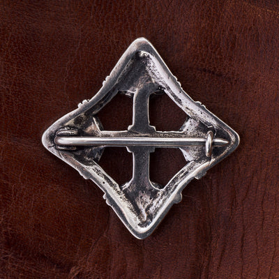 Brooches - Oseberg Brooch, Silver - Grimfrost.com