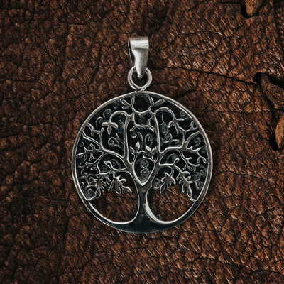 Pendants - Yggdrasil Pendant, Silver - Grimfrost.com