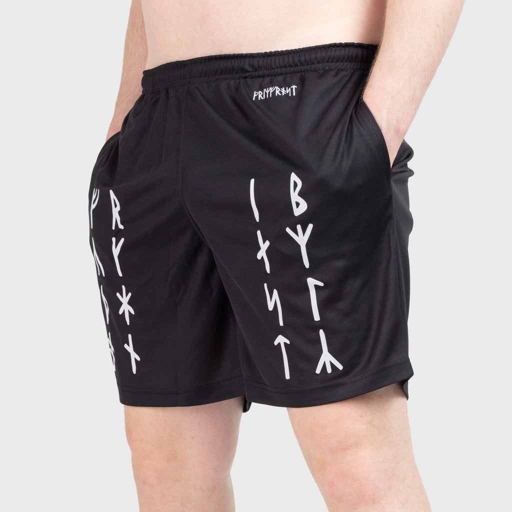 Gym Shorts, Futhark, Black