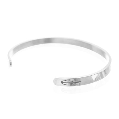 Arm Rings - Freyr & Freyja Classic Bracelet, Titanium - Grimfrost.com