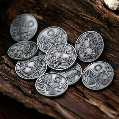 Accessories - Viking Coins, White Metal - Grimfrost.com