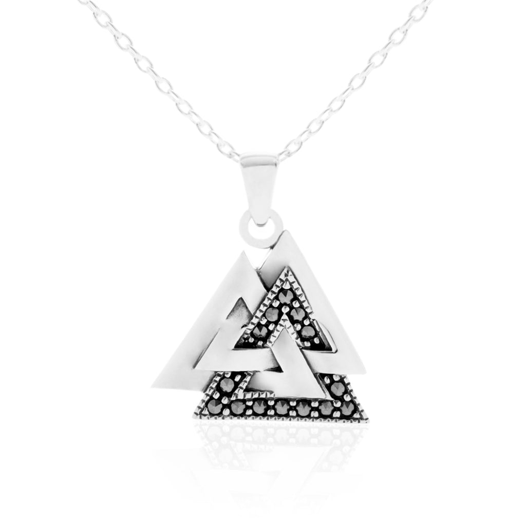 Hängsmycke, Valknut, Silver