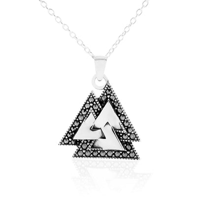 Hängsmycke, Valknut, Silver