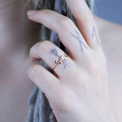 Bjarkan Ring, Rose Gold