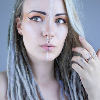 Hammer Earrings, Rose Gold