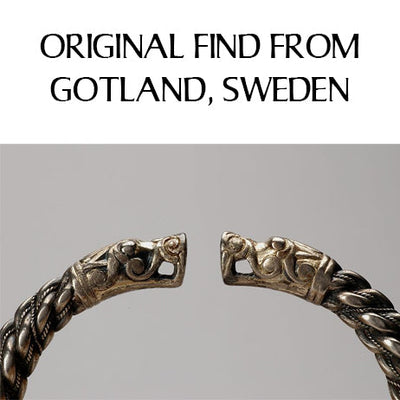 Arm Rings - Premium Gotland Armring, Silver - Grimfrost.com