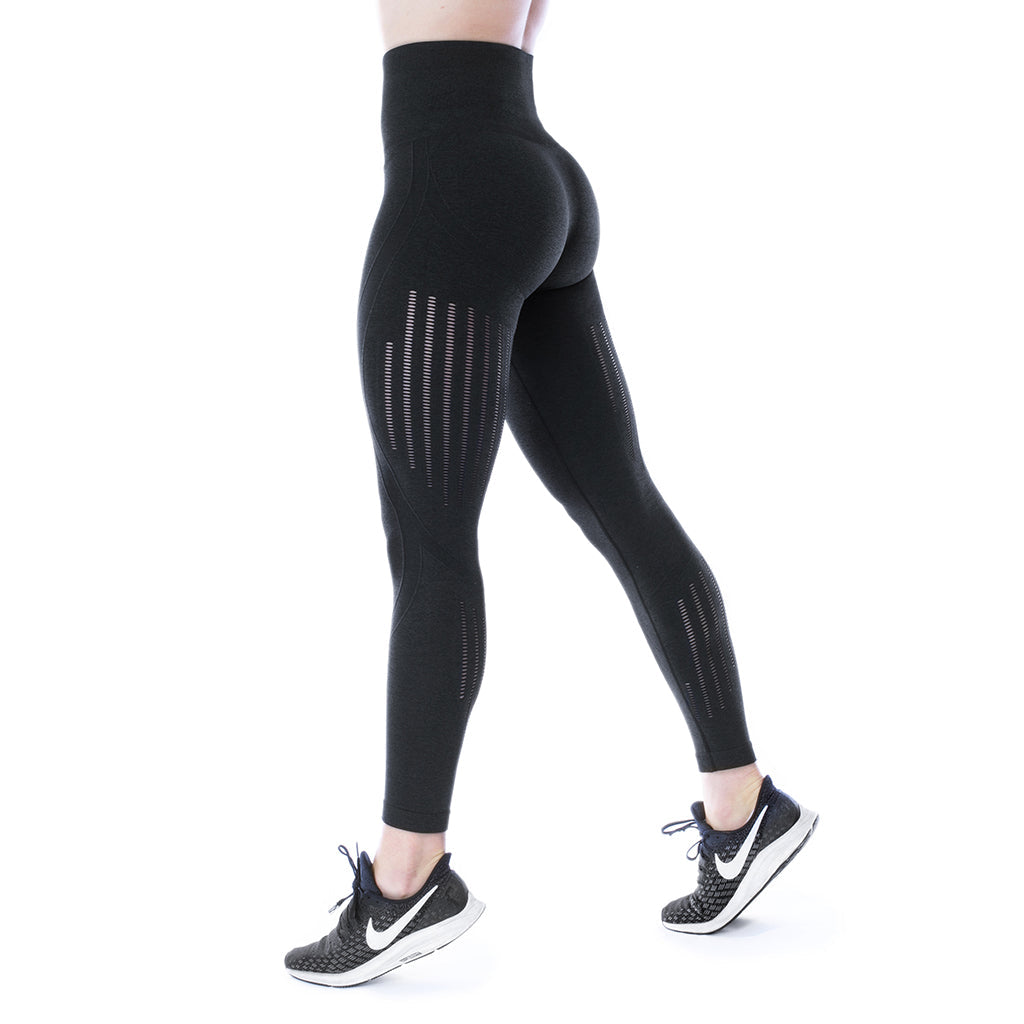 Leggings, Vented, Black