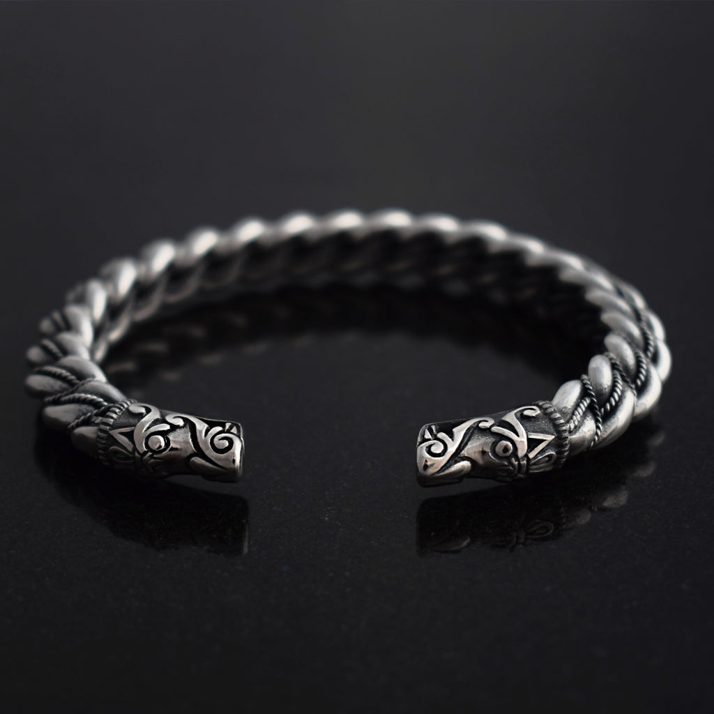 Premium Lummelunda-armring, Silver