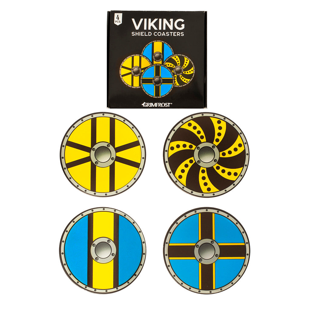 Underlägg med vikingasköld, set 1