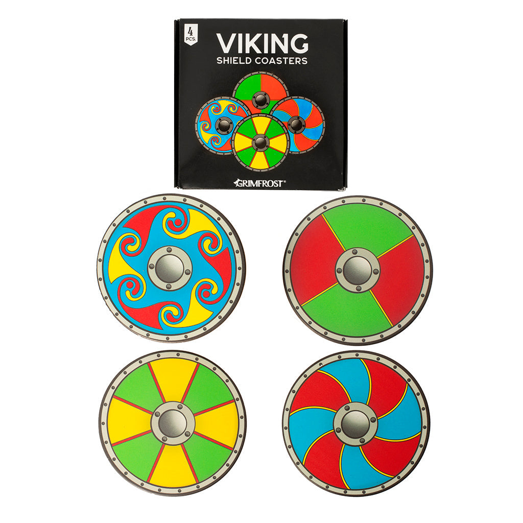 Underlägg med vikingasköld, set 2