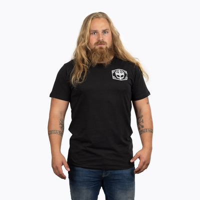 Premium Tee, Clan Helmet, Svart