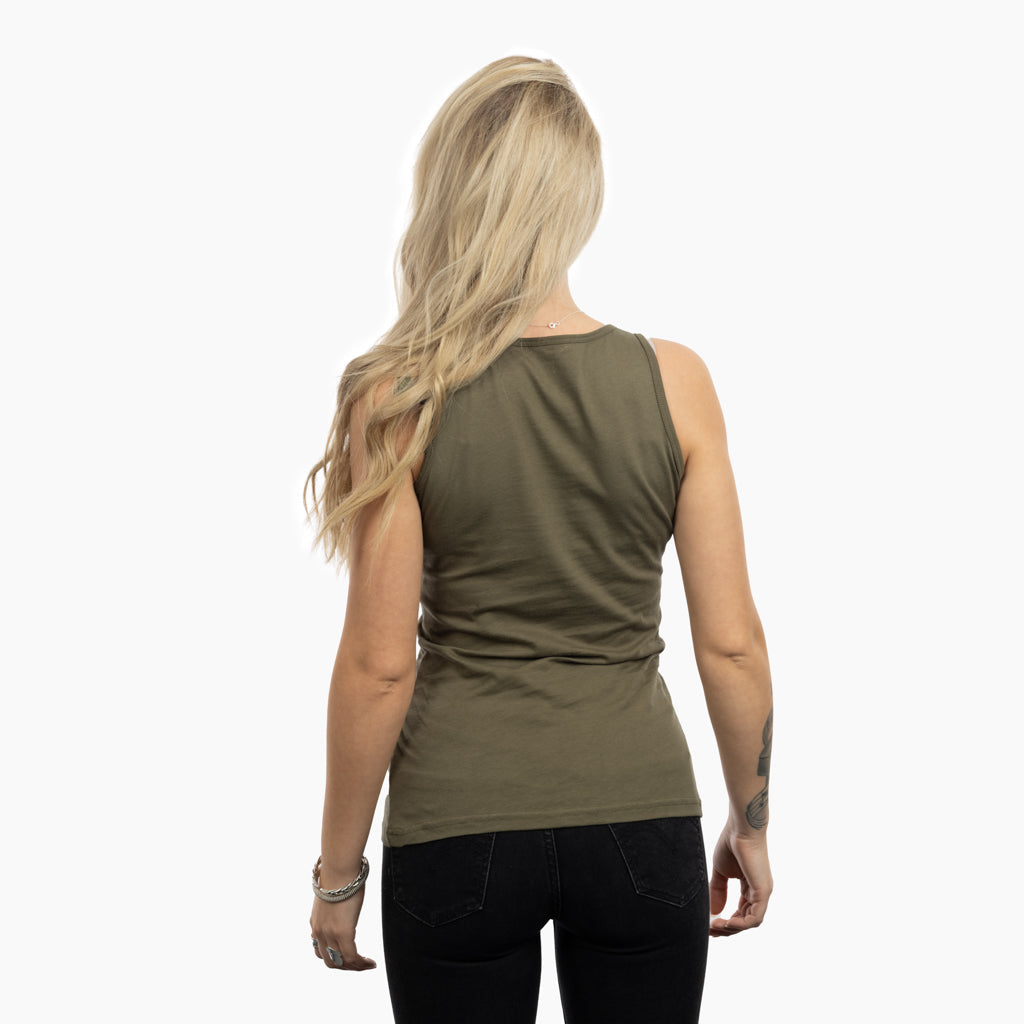 Women's Premium Tank, Shieldmaiden, Green